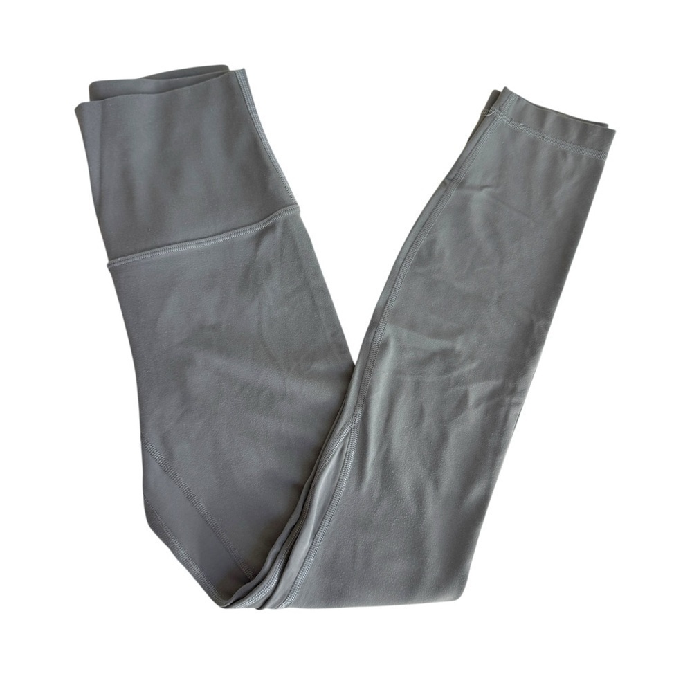 Lululemon Olive Green Mid Rise Capri Leggings Womens Size 2